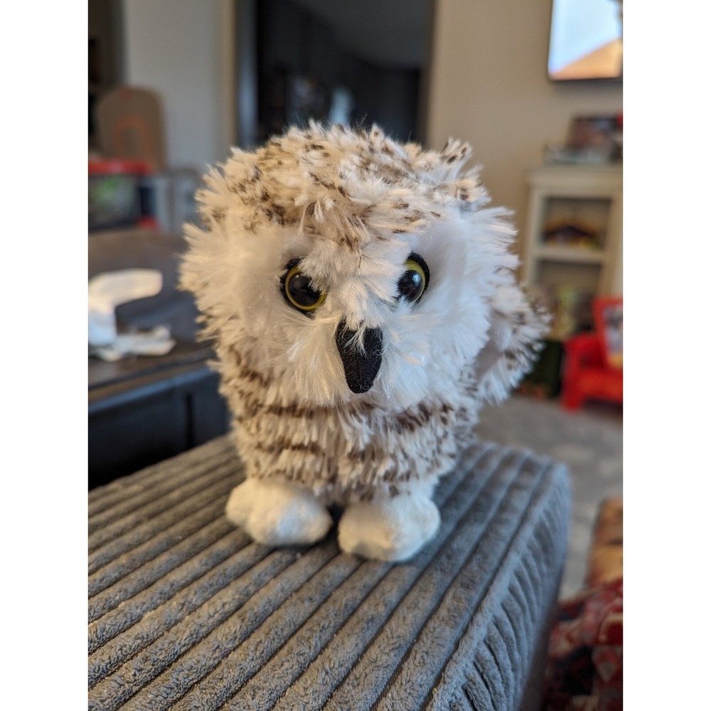 7" Wildlife Artist Wild Life Artists Snowy White Owl Stuffed Plush Animal